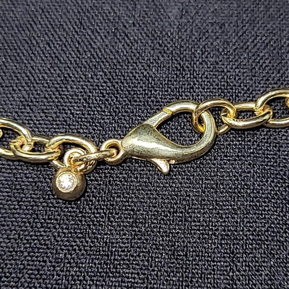 GOLD TONE OWLS AND TREE OF LIFE CHARM BRACELET - Picture 7 of 11